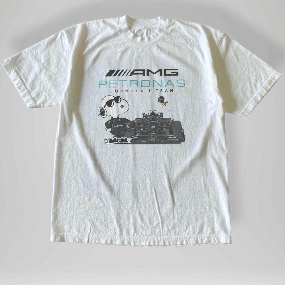 Style Formula 1 Graphic Shirt Snoopy Racing Tee